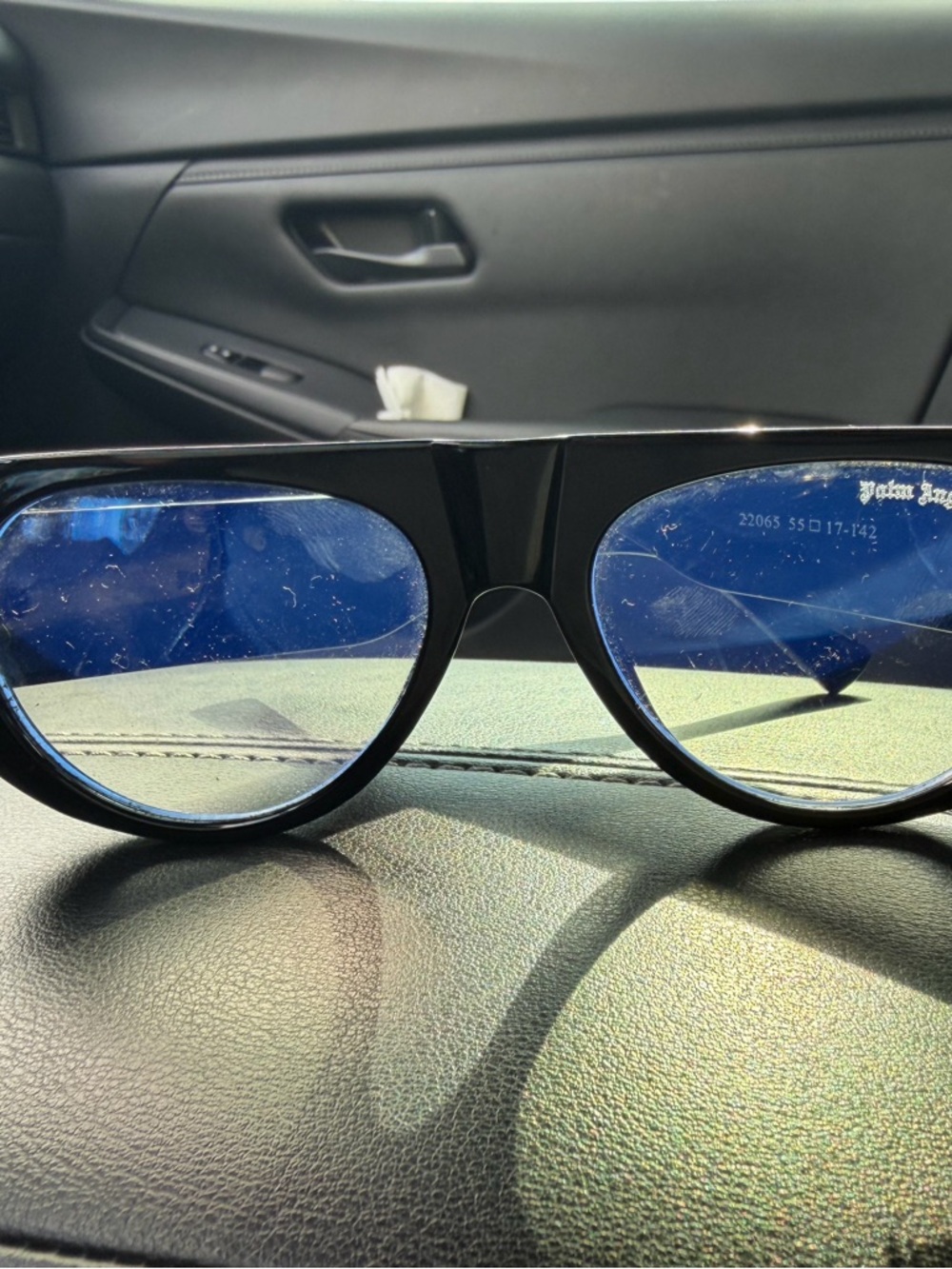 Palm Angels Black Gloss Sunglasses